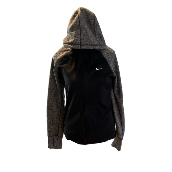 Nike Tops - Black Nike full zip Therma-Fit hoodie. Size small.